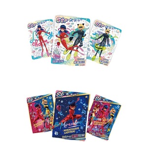 Cartes à collectionner premium <span class=keywords><strong>Miraculous</strong></span> Ladybug |   Album de cartes de collection style Instax + ensemble d'épingles badges Hero - Cadeau pour les fans - Product Image 2
