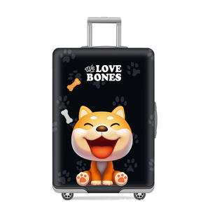 Funda Protectora para Maleta de Viaje, Elástica, Resistente al Desgaste, de Poliéster, con Diseño Geométrico, para Maletas de 20/24/28/30 Pulgadas - Product Image 1