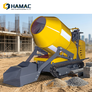 Minibomba Mezcladora de Concreto Autocargable, Hidráulica, Diésel/Gasolina, Económica, Equipo de Construcción a Pequeña Escala, 300L/500L - Product Image 3