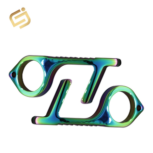 Sublimación de dedo stylus latón no tocar <span class=keywords><strong>la</strong></span> puerta libre abridor llavero limpio <span class=keywords><strong>llave</strong></span> inteligente - Product Image 2