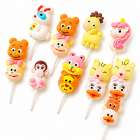 Bonbons Gélifiés Halal Licorne Singe TIK TOK, Sucettes Fruitées Personnalisées, Fabricant en Gros, Emballage Cartoon