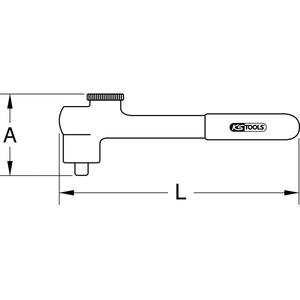 KS TOOLS-117,5290 3/8 ''1000V Trinquete reversible aislado con 72 dientes-LLAVES DE VASO AISLADOS EAN 4042146907900 - Product Image 4