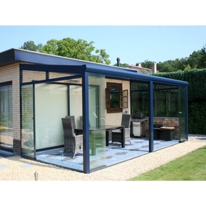 Invernaderos de Cristal para Jardín, Habitaciones de Cristal de Aluminio para Todas las Estaciones, Estilo Europeo - Product Image 3