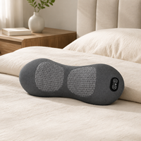 Nouveau design 2026 : Coussin de massage lombaire chauffant USB avec triple fusion de traction pour lit inclinable de centre de bien-être professionnel