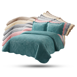Hot Bán Bộ Đồ Giường Coverlet Trải Giường Nhung Trải Giường Bìa Ấm <span class=keywords><strong>Comforter</strong></span> Bộ Bộ Đồ Giường Cho Nhà - Product Image 3