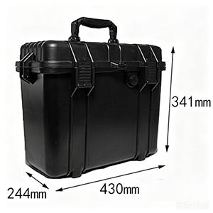 Caja de Herramientas Portátil de Plástico Resistente, Negra, con Diseño Impermeable IP67, a Prueba de Golpes y Polvo, Capacidad de <span class=keywords><strong>70L</strong></span>, OEM/ODM Disponible, Modelo 5017 - Product Image 4