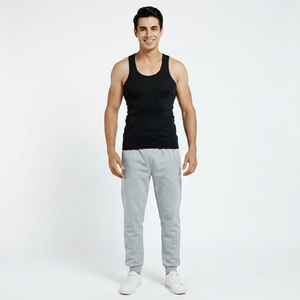 Camiseta Deportiva de Tirantes para Hombre con Logotipo Personalizado al por Mayor, Transpirable, de Punto, para Gimnasio, Correr, Musculación - Product Image 1