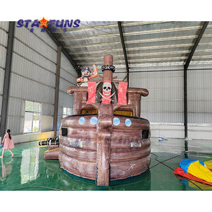 All'aperto PVC casa di rimbalzo grande nave <span class=keywords><strong>pirata</strong></span> salto scivolo gonfiabile buttafuori castello <span class=keywords><strong>pirata</strong></span> grande scivolo parco giochi per bambini - Product Image 2