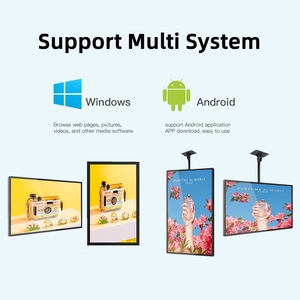 Fast Shop Cafetería Restaurante LCD Señalización <span class=keywords><strong>digital</strong></span> Pantalla de publicidad Montaje en pared Techo Tablero de menú LCD - Product Image 5