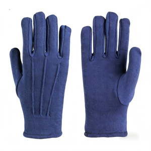 Gants en flanelle à poignets élastiques épaissis, flexibles, résistants au froid, chauds pour l'hiver, gants de protection du travail de style ancien - Product Image 3