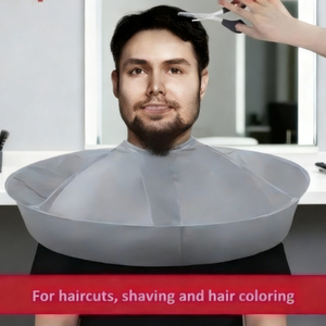 Hair Cut <b>Umbrella</b> Capes Haircut Cloak Cloth Hair Dye Three-Dimensional Breathable Household Haircut Cloak <b>Foldable</b> Haircut Tool - Product Image 6