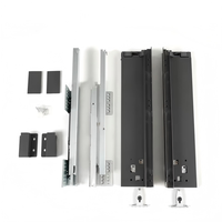 Système de tiroirs métalliques MIRUI pour meubles de cuisine modernes avec glissières amorties à fermeture douce pour tiroirs en acier, utilisation salle à manger et chambre