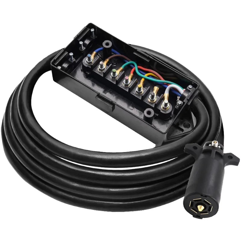 Kotak Sambungan Kabel Cahaya Ekor 7 Pin, Trailer Power Kabel 7-Pin