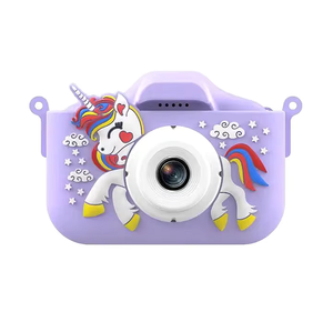 Appareil photo <span class=keywords><strong>pour</strong></span> enfants licorne, jouets <span class=keywords><strong>pour</strong></span> enfants, vidéo HD, double objectif, appareil photo selfie, MicroSD, écran 2,0 pouces, stockage 32 Go, excellent cadeau de Noël ou d'<span class=keywords><strong>anniversaire</strong></span> - Product Image 1