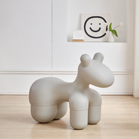 Chaise de salon décontractée, tabouret animal, tabouret de salon pour enfants, chaise de dessin animé pour changer de chaussures, salon