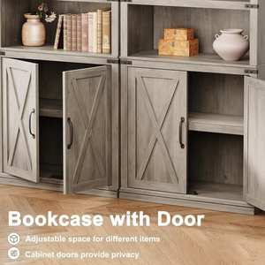 2025 nuevo diseño muebles decorativos para el hogar estantería blanca con estante de alta popularidad estantería juvenil - Product Image 5