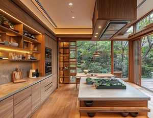 Armoire de cuisine professionnelle en mélamine Promotion Ensemble d'armoires de cuisine de luxe Conceptions d'armoires de cuisine modernes - Product Image 2