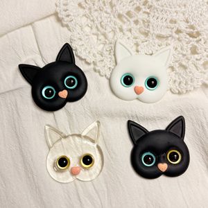 Accesorios de Resina con Forma de Cabeza de Gato, Epoxi, para Manualidades, Joyería, Protector de Cargador de Teléfono, Material para Horquillas y Tocados - Product Image 1