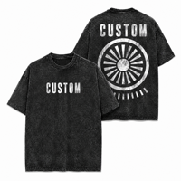 T-shirt Homme Oversize en Coton 100% Personnalisé, Délavé à l'Acide, Impression Graphique, Grammage Lourd, Grande Taille, Qualité Supérieure, Style Streetwear