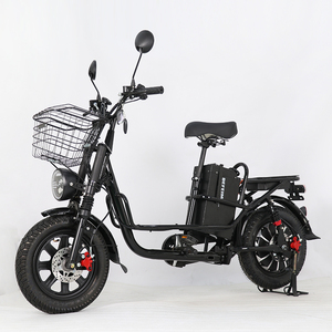China Factory Wholesale Monster <b>Electric</b> Bike 16inch 009Large Battery Long Range Courier Food Delivery <b>Electric</b> <b>Bicycle</b> Cargo - Product Image 2