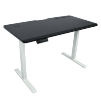 Cadre de bureau électrique moderne à moteur unique, réglable en hauteur sur 2 niveaux, pour position assise ou debout, base de bureau ergonomique en métal pour la maison