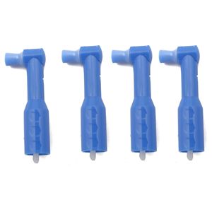 Coupe de polissage angulaire HDF Prophy avec poignée, embout souple violet et bleu pour équipement de nettoyage et de restauration dentaire - Product Image 4