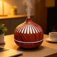 Diffuseur d'huiles essentielles 250 ml en gros, humidificateur, autonomie 8-16h, lumière LED 3 couleurs pour bureau, certifié FCC CE ROHS