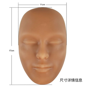 Hadiyah belleza silicona 5D <span class=keywords><strong>tatuaje</strong></span> Facial entrenamiento cabeza práctica maquillaje permanente labio ceja <span class=keywords><strong>tatuaje</strong></span> piel maniquí cara cabeza - Product Image 6