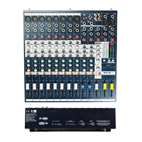 Console de mixage audio professionnelle EFX-8 à 8 canaux avec entrée USB/BT/MP3, effets numériques DSP, contrôleur DJ/console de mixage audio