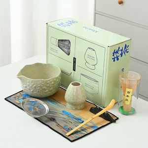 Juego de Matcha de Cerámica Rosa Japonesa, Tazón, Batidor de Cerámica (Chasen), Soporte para Chasen, Kit de Matcha, Herramientas para Matcha, Set de Regalo Especial - Product Image 1