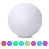 Lumière de piscine Lumière RGB Sphère illuminée en extérieur Étanche LED Boule flottante
