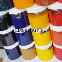 LSY Blue Epoxy Pigment Paste Pot de 100g avec revêtement époxy/UV Résine uréthane pour le bricolage et le revêtement de sol et la peinture