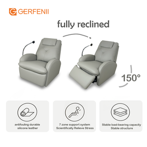 Gerfenii Meubles de luxe pour le salon Fauteuil berçant <span class=keywords><strong>inclinable</strong></span> en cuir Fauteuil de canapé <span class=keywords><strong>inclinable</strong></span> pivotant <span class=keywords><strong>et</strong></span> massant - Product Image 4