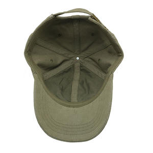 Casquette de baseball non structurée en coton lavé, 6 panneaux, avec logo brodé personnalisé, impression en relief, tissu Oxford - Product Image 3