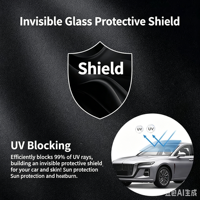 Protection de pare-brise en verre auto-réparant TPU, anti-explosion, rejet UV 99%, épaisseur 8MIL, anti-pierres et anti-pluie