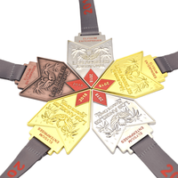 Médaille personnalisée NRW Allemagne 3D Cheval Karaté Taekwondo Aikido Judo en finitions Or Argent Bronze