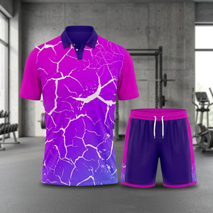 ชุดฟุตบอลแบบกำหนดเอง เสื้อทีม กางเกงขาสั้น โพลีเอสเตอร์ 100% โลโก้ด้านหน้า คุณภาพสูง ระบายอากาศได้ดี แห้งเร็ว สำหรับทุกเพศ พร้อมตัวอักษร - Product Image 3