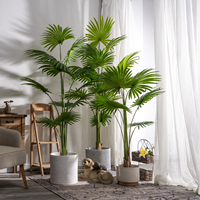 Grande plante de palmier artificielle d'intérieur en pot pour la décoration du balcon, du salon, du bureau - Moderne et de haute qualité