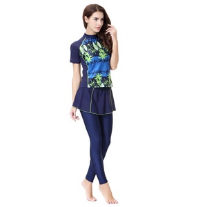Cheap Price Factory Wholesale Short Sleeve Muslim Swimwear <strong>Islamic</strong> <strong>Swimsuits</strong> Women - Product Image 2