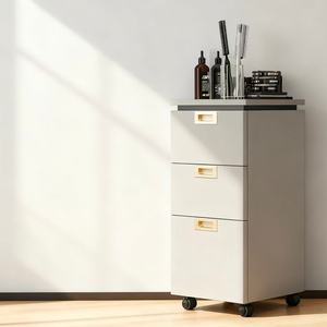 Gabinete de Almacenamiento para Salón - Gabinete Multiusos con Cajones para Herramientas de Estilismo para la Organización del Salón de Belleza - Product Image 2