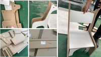 Ligne de production CNC pour meubles en panneaux, routeur ATC, machine d'étiquetage automatique, perçage en rangée, chargement et déchargement automatiques pour MDF et contreplaqué