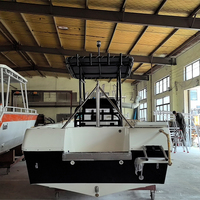 Speed Yacht Sport Motor Bateau de pêche en fibre de verre de luxe Offshore 10 sièges Oem Bateau en fibre de verre à vendre