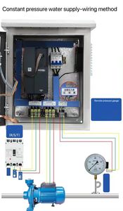 Armoire de commande de variateur de fréquence (VFD) réglable JNN pour moteur, 220V monophasé vers triphasé, panneau de commande de pompe à pression constante - Product Image 4