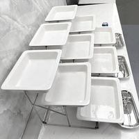 Présentoirs de Service Huadison 3 Niveaux en Céramique, Direct Usine, pour Buffets – Qualité Garantie