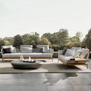 <span class=keywords><strong>Corde</strong></span> tressée <span class=keywords><strong>salon</strong></span> cour loisirs balcon <span class=keywords><strong>salon</strong></span> hôtel coin meubles extérieur patio <span class=keywords><strong>jardin</strong></span> canapé - Product Image 1