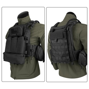 Men's Tactical Vest for Cosplay-Laser-Cutting Quick Release Modular Design Lightweight MOLLE Polyester/Nylon <b>Material</b> - Product Image 5