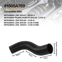 Selang Udara Inter Cooler Intake/Outlet untuk Mitsubishi L200 Triton IVInte V Pajero Montero Sport Nativa II 2008-2016 4D56 2.5D KA4T
