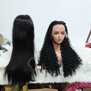 Letsfly Promotion 82$ Perruques Lace Frontal 13x4 11A Ondulées Naturelles 100% Cheveux Humains 300% Densité 20-30 Pouces Vente en Gros Disponible - Product Image 1