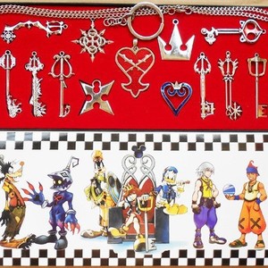 Set de Llaveros de Anime Kingdom Hearts, Llavero de Metal con Espada de Sora, Joyería de Cosplay para Regalos de Fans - Product Image 4