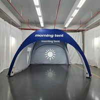 Arche Gonflable Extérieure Durable et Coupe-Vent, Tente Publicitaire pour Événements et Expositions, Abri Connecté pour Utilisation en Extérieur